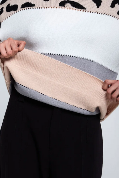 Léopard Chic | Pull Polaire