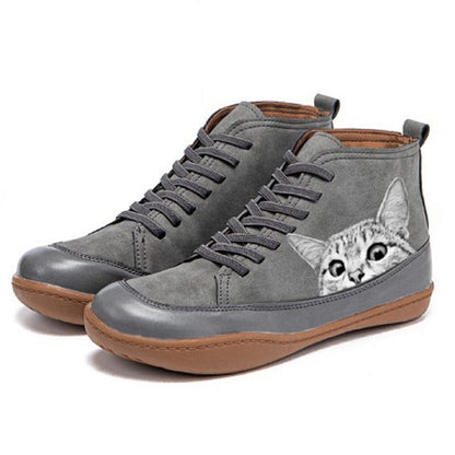 KittyKicks™ | Bottines Orthopédiques en Cuir