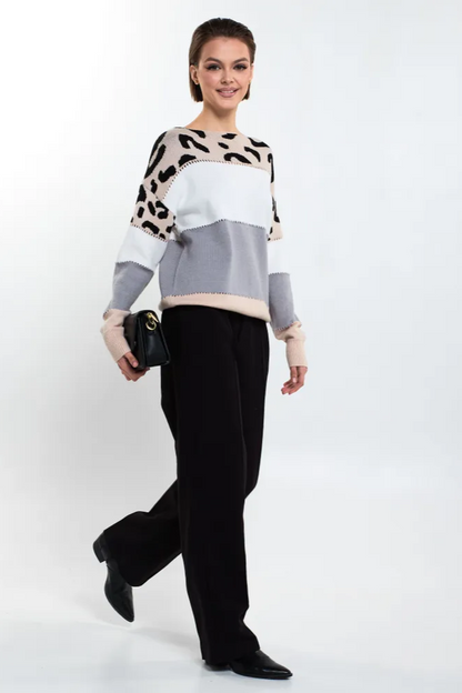 Léopard Chic | Pull Polaire